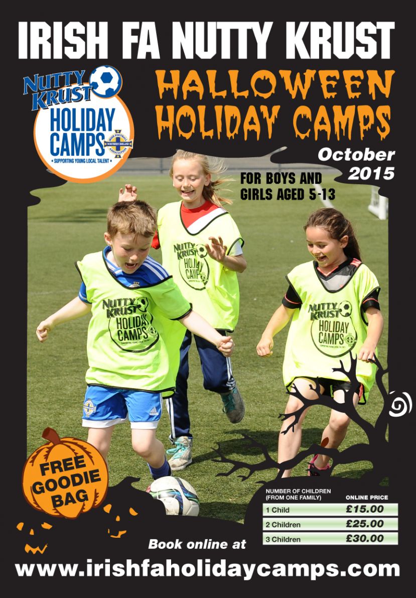 Irish FA Nutty Krust Halloween Holiday Camps
