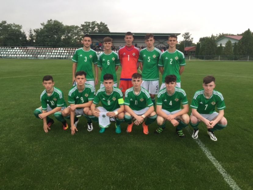 Under 16's draw opening game in Slovakia