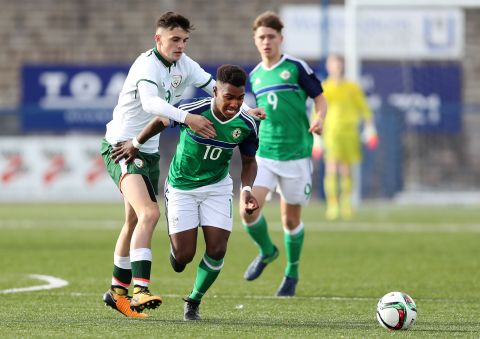 NI U16's narrow defeat in Victory Shield