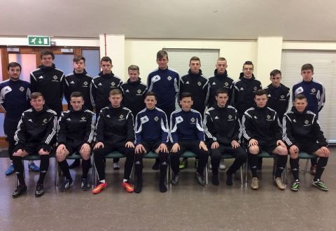 NI U18 start centenary shield preparation